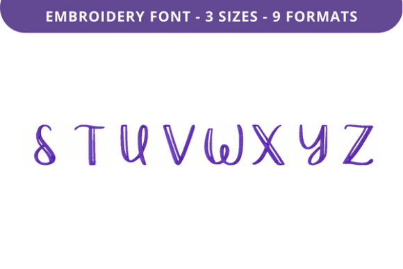 Crafty Goldfish Font S to Z