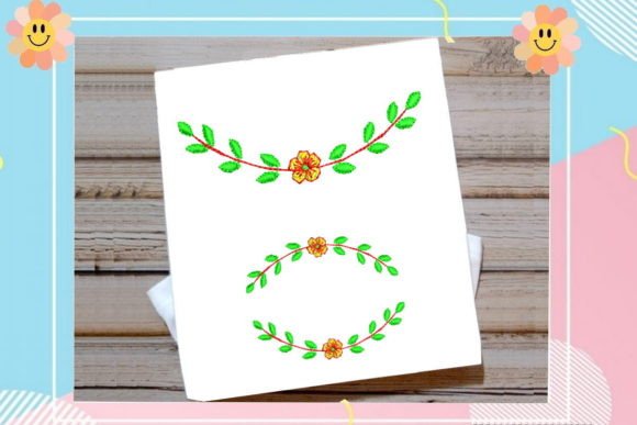Flower Leaf Crown Embroidery Review