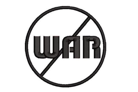 Hippie No War Sign Embroidery Design Review