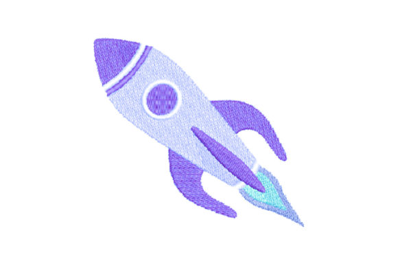 Lovely Space Rocket Embroidery Design Review