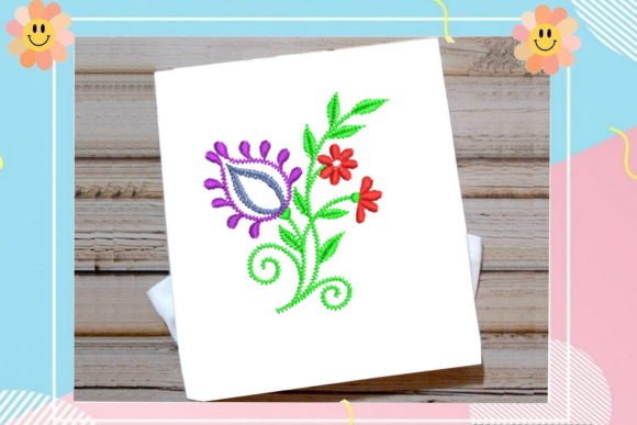 Purple and Red Flower – A Sweet Embroidery Design Review