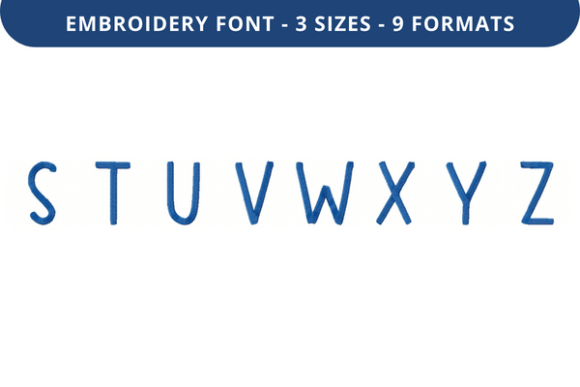 Sunny Box Font S to Z: A Seasonal Embroidery Review