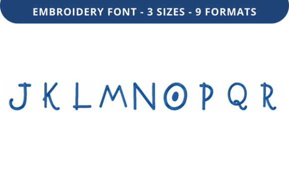 Troofles Font J to R: A Holiday-Ready Embroidery Font