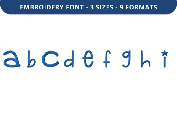 Troofles Font Lowercase a to I