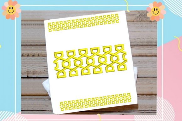 Yellow Geometric Border Review